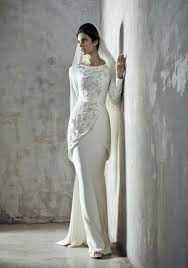 Beautiful Simple And Elegant Nikah Dress For The Modern Bride Indian Wedding Dress Modern Malay Wedding Dress Trendy Wedding Dresses