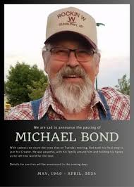 Michael James Bond Obituary (2024)