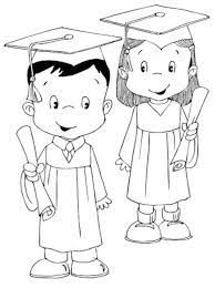 Boy Girl Kindergarten Coloring Pages Free Coloring Pages Kindergarten Graduation