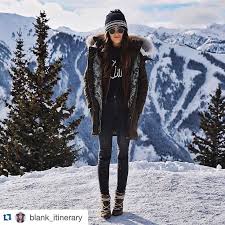 Mackage On Instagram Spotted Blank Itinerary Keeping Warm Up On The Mountains Aspen Mackagexpaulandjoe Mac Winter Fashion Outfits Fashion Winter Fashion