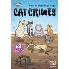 Fun and educational puzzles and games for all ages. Cat Crimes Who S To Blame Logic Game A Mighty Girl