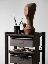 Werde Kreativ Mit Ivar Hier Haben Wir Den Rahmen Schwarzbraun Lackiert Und Mit Ivar Schubladen Kombiniert Ikea Hack Regal Kleinaufbewahrung