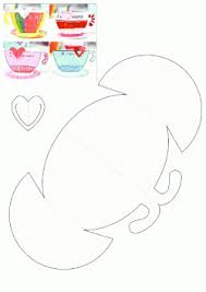 Fincan Kalibi Etkinlikleri Calisma Sayfasi Kaliplari Etkinligi Calismalari Kagit Elisi Kart Yapimi Anneler Gunu Elisi