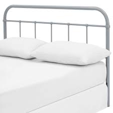 Additionally, a king size headboard in grey adds a relaxing and comforting feel to the room. Modern Contemporary Urban Design Bedroom King Size Headboard Metal Steel Grey Gray Walmart Com Walmart Com