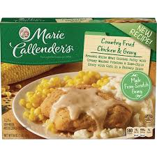 Banquet's original crispy fried chicken is a close second. Upc 021131447779 Marie Callenders Frozen Dinner Country Fried Chicken 16 Ounce Upcitemdb Com