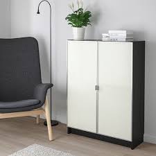 Black Billy Bookcase With Glass Doors Billy Morliden Black Brown Glass Bookcase With Glass Doors 80x30x106 Cm Ikea Bookcase With Glass Doors Ikea Billy Ikea