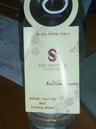 Pin On Complimentary Drinking Water Tag