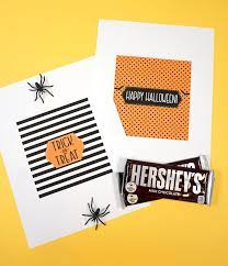 Add photos, artwork or personalized greetings to turn an. Free Printable Halloween Candy Bar Wrappers Happiness Is Homemade