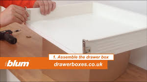 Available in six well constructed wood types: Blum Metabox Shallow Replacement Kitchen Drawer Box 1 Of 3 Assemble The Drawer Box Youtube
