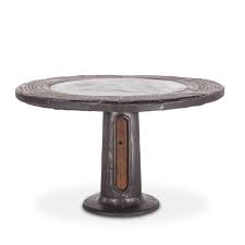 It's worth the extra time to go to a lumber yard and have them run your wood through a jointer and. Industrial Loft Wagon Wheel Round Dining Table With Marble