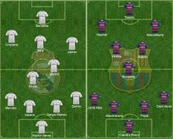 Francisco trincao and ousmane dembele are serious contenders to replace the frenchman on the right for barcelona if koeman does decide to keep his no. Real Madrid Barcelona Line Up