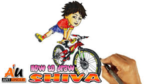 How To Draw Shiva Cartoon Drawing Easy Step By Step Art Tutorial For Kids Youtube Drawing is great for your kid, especially if he does not feel confident enough to express himself. how to draw shiva cartoon drawing easy step by step art tutorial for kids