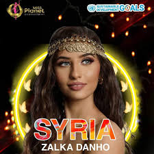 The Syriac-Aramean model Zelga Danho will represent SYRIA at Miss Planet  International in Uganda next month.🇸🇾 This is the first time that Syria  will participate in such a big pageant. Zelga is