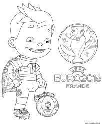 La Mascotte De L Euro 2016 Mascotte Coloriage Coloriage Gratuit