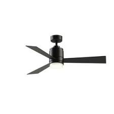 Fanimation Studio Collection All Weather Pylon 48 In Matte Black Led Indoor Outdoor Ceiling Fan With Light Kit And Remote 3 Blade Lowes Com Fan Light Ceiling Fan With Light Ceiling Fan