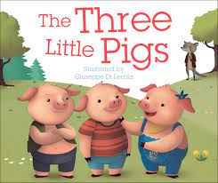 The two little pigs squealed and ran into the brick house their brother had built. The Three Little Pigs Dk Di Lernia Giuseppe Amazon De Bucher