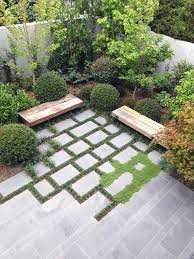 Interesting Blurring Of Paving Edges To Create A Different Corner Pavimentazione Da Giardino Giardino Piccoli Giardini