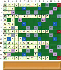 Here is a list of x words. Record For The Highest Scoring Scrabble Move Scrabulizer