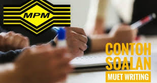 Contoh Soalan Muet Writing 2022 Sample Question