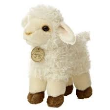 Realistic Stuffed Baby Sheep 7 Miyoni Plush By Aurora Baby Sheep Plush Lamb Lamb Stuffed Animal