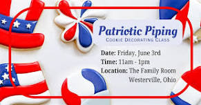 It’s all Red, White, and CUTE at this Patriotic Piping Class
