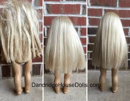 Twist this and then pull through and tighten with a rubber band. Restoring Doll Hair Tutorial Dandridge House Dolls