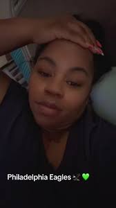 Good morning, yeah your girl is rooting for the Philadelphia Eagles 🦅  💚#fyp #plussize #pov#superbowl #philly