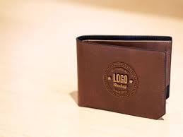 Leather Wallet Branding Mockup Branding Mockups Leather Wallet Wallet