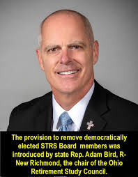 Ohio budget bill amendment to remove elected strs board members