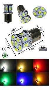 1129 Led Bulb 6 To 12 Volt 13 Smd Automotive Ledlight Automotive Led Lights Led Bulb Led