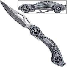 Nascar #3 dale earnhardt commemorative knife knives folding pocket with tin. Street Racer Pocket Knife Number 3 Folding 7 8in Sports Car Walmart Com Walmart Com