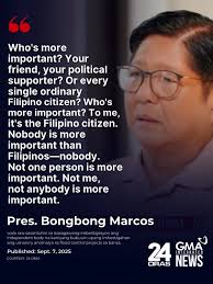 Nobody is more important than Filipinos—nobody' Sa isang exclusive on...