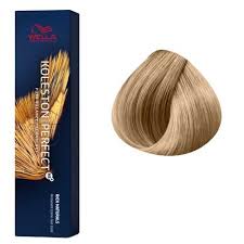Blonde highlights and dark brown undertones. Wella Koleston Perfect Me 9 17 Blonde Very Light Ash Brown