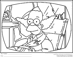 Ahh february 14th, what a wonderful day. The Simpsons Coloring Pages Coloring Library