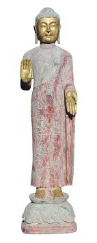 120 Cm Grosser Garten Buddha Mit Schutzgestus Aus Naturstein Buddha Figur Buddha Figur