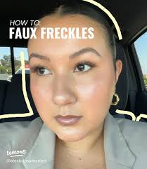 How To Faux Freckle