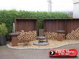 Stainless Steel Screen Garden Surround Fountain Made Of Steel And Cor Ten Corten Steel Garden Design Vorarlberg Tuin Ideeen Design Tuin