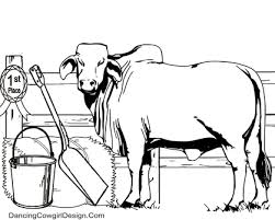 4 H Or Ffa Show Steer Coloring Page Free Printable Showing Livestock Animal Coloring Pages Livestock