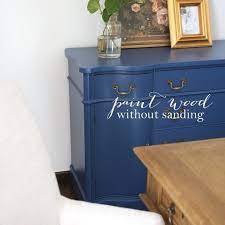 This by saying, i did not use wax to seal these chalk painted cabinets. Paint Without Sanding For Furniture Cabinets Trim