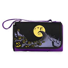 Find great deals on ebay for nightmare before christmas jack and sally. Nightmare Before Christmas Jack Sally Blanket Tote Outdoor Picnic Blanket Purple With Black Flap Picnic Time Family Of Brands