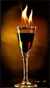 Water And Fire Wine Fire Glass
