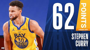 His previous best was 54 points against the new york knicks in february 2013. Warriors 137 122 Blazers Stephen Curry Scores Career High 62 Points To Down Blazers Marca In English