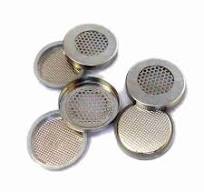 Meshed CR2032 Lithium-Air Coin Cell Case with Seal O-ring
