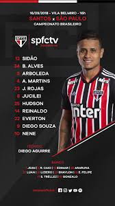 We would like to show you a description here but the site won't allow us. Sao Paulo Escalado Para O Classico Contra O Santos Confira A Escalacao