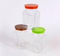 China Customized 880ml Plastic Square Jars Manufacturers ...