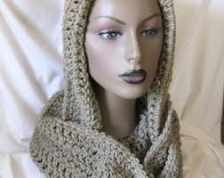 Hooded Infinity Scarf-scoodie (blackberry Cobbler)