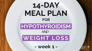 14 Day Meal Plan For Hypothyroidism And Weight Loss Diet Vs Disease