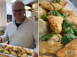 The samosa is a dish consumed as a snack in south asian cuisine, and especially in indian, nepali and pakistani cuisine. Australian Pm And Modi Bond Over Samosas Australian Samosa The Economic Times