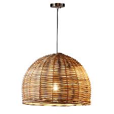 5.0 out of 5 stars 9. Emac Lawton Bell Shaped Rattan Pendant Light Temple Webster