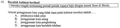 Demikianlah contoh soal un bahasa indonesia smp dan kunci jawabannya. Alasan Penggunaan Kata Yang Salah Dalam Kalimat Zuhri Indonesia